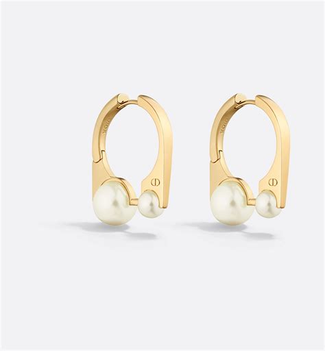 dior pearl ear cuff|White Resin Pearl and Crystal Dior Tribales Gold.